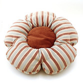 Mystic Bloom Bed, round, brown, 25" 