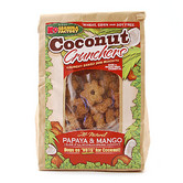 Coconut "Crunchers" Treats, papaya and mango, sm sz., 16 oz