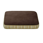 Gusset Orthopedic Bed, rectangle, tan and brown, 36" x 27"