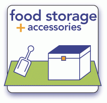 food storage + accessories